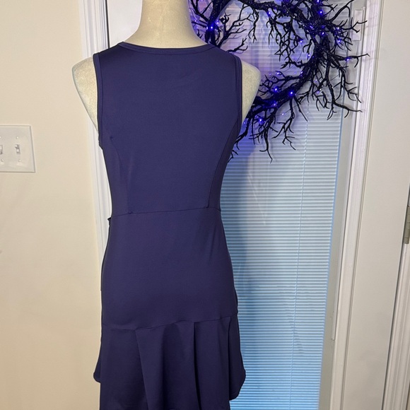 Active USA Rich Purple Sleeveless Tennis Dress With Shorts - Picture 4 of 7